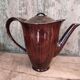 Mid Century French coffee set for 4, faïence Salins, model Bahamas
