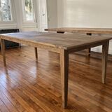 Large Provence farmhouse table in solid oak – 300 x 100 cm