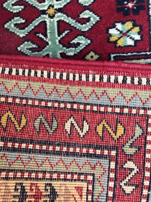 Carpet vintage caucasian chirwan done hand 75 x 120 cm