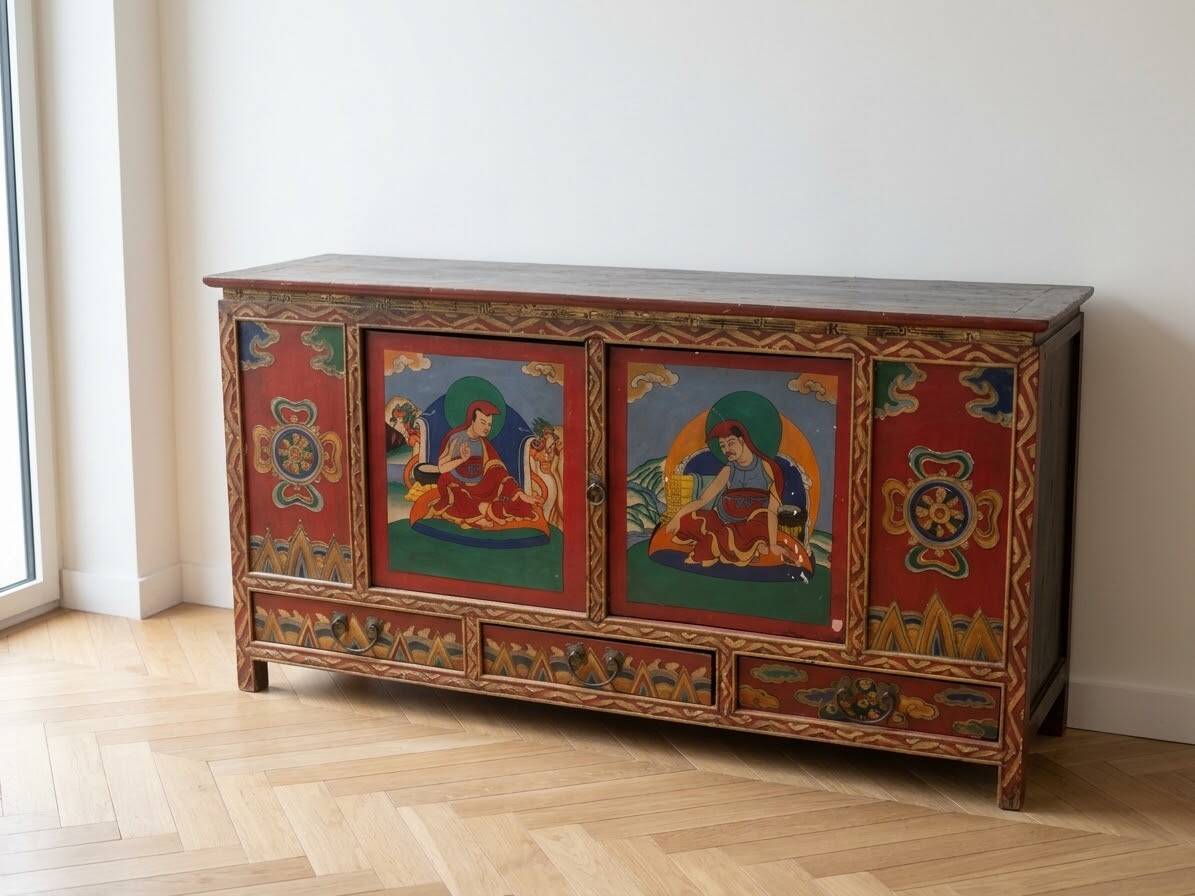 Asian low wooden furniture