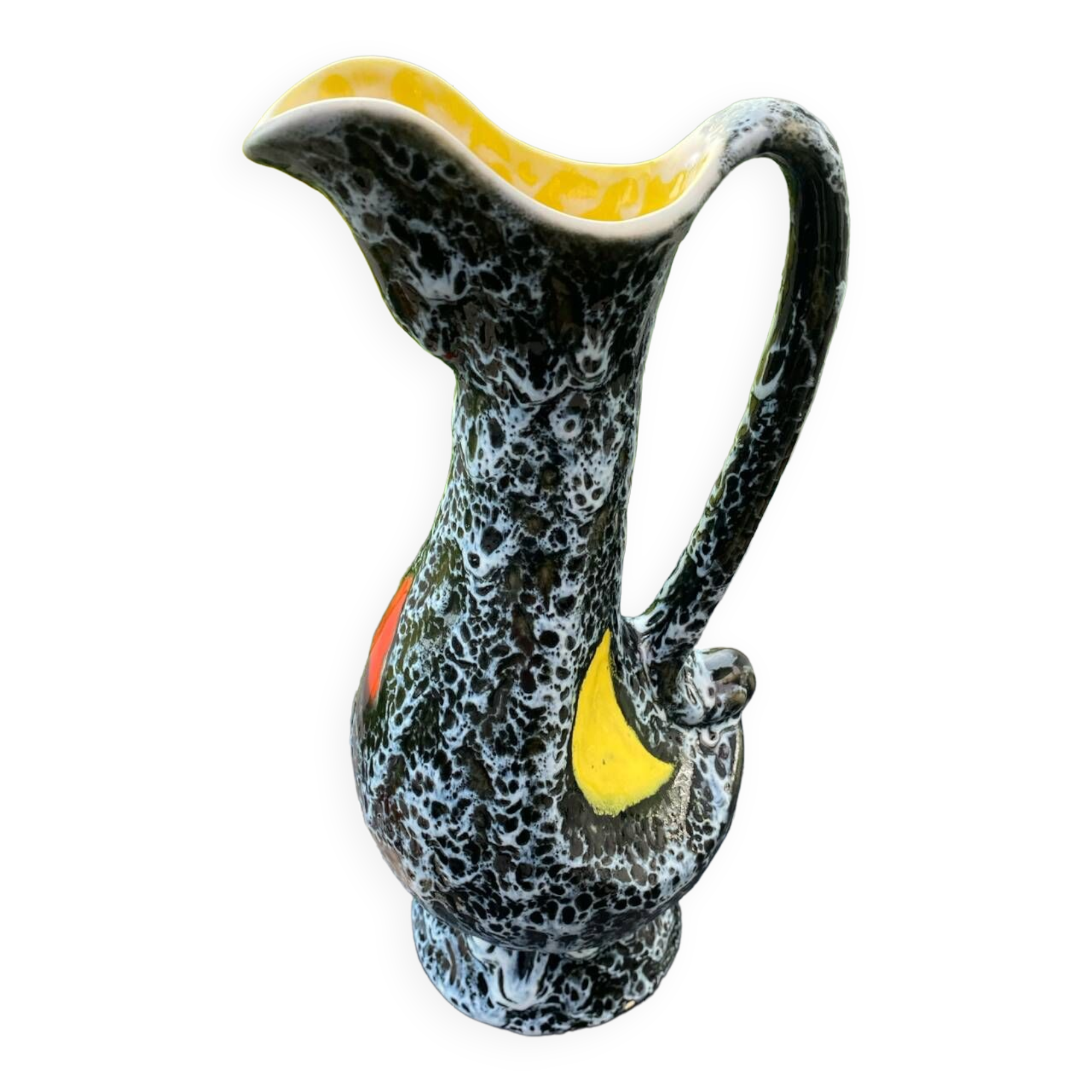 Large Vintage Pitcher 50-60 Vallauris by Auguste Lucchesi known as Luc