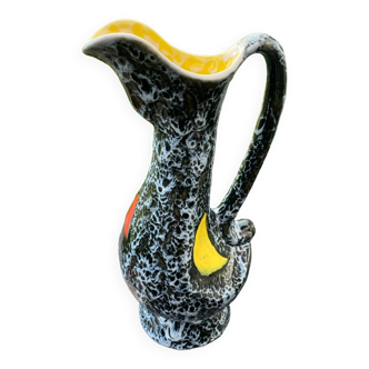 Large Vintage Pitcher 50-60 Vallauris by Auguste Lucchesi known as Luc
