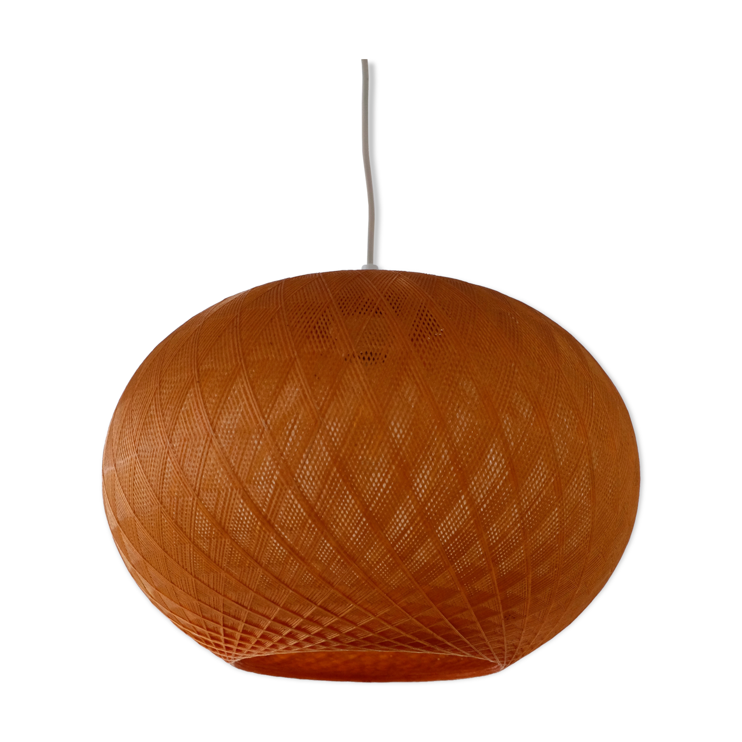 Suspension cocoon in nylon thread stretched thread rhodoïd