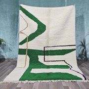 Berber rug made of natural wool, handwoven, size 250 x 250 cm.