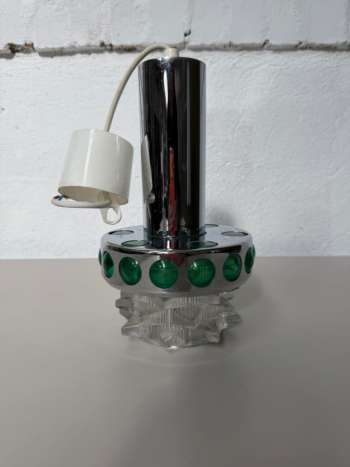 Metal and glass suspension Raak