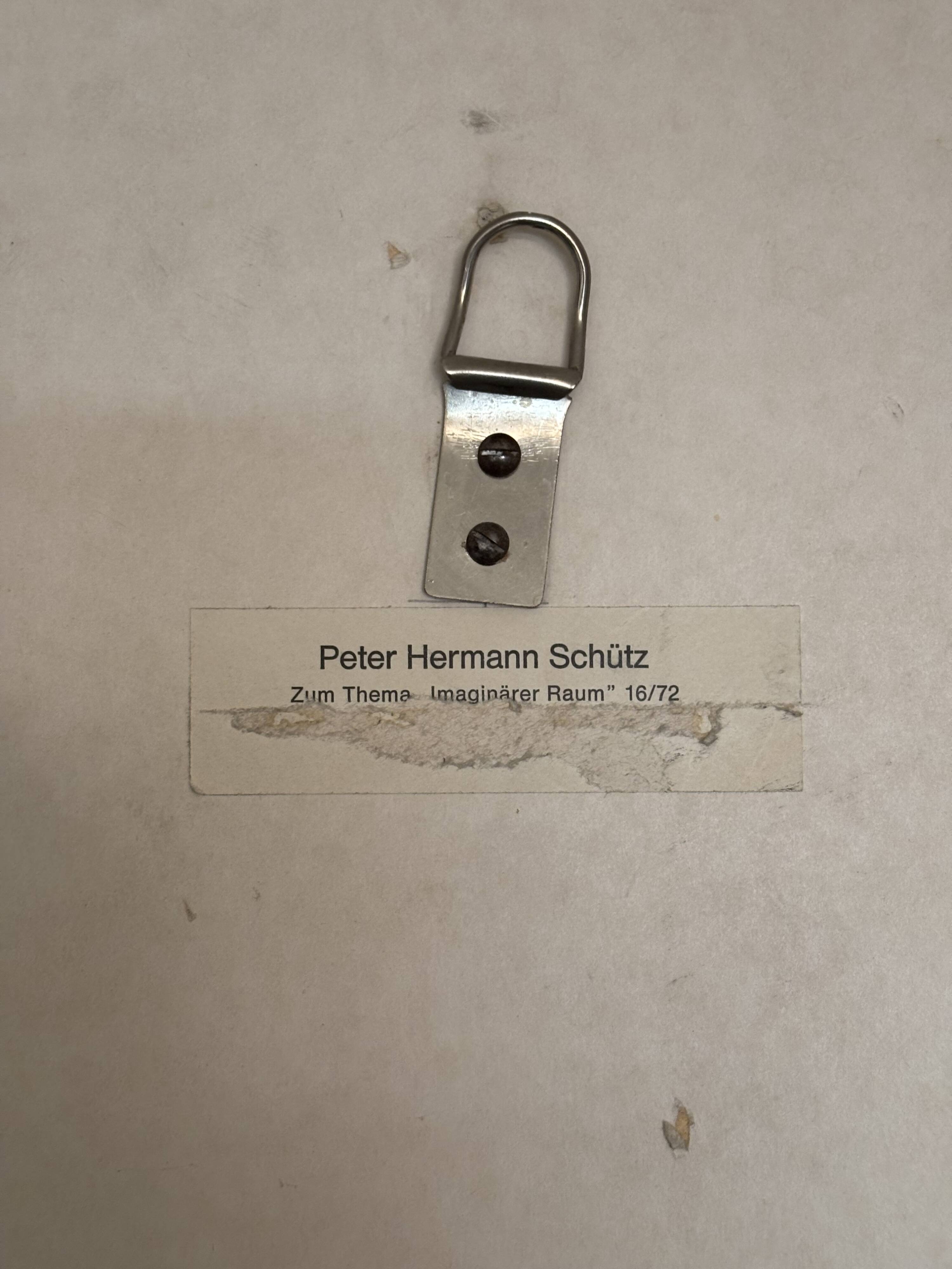 Peter Hermann Schütz, Acrylic on canvas, 1972