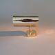 Modernist wall lamp in gilded brass, Italy 1970/1980.