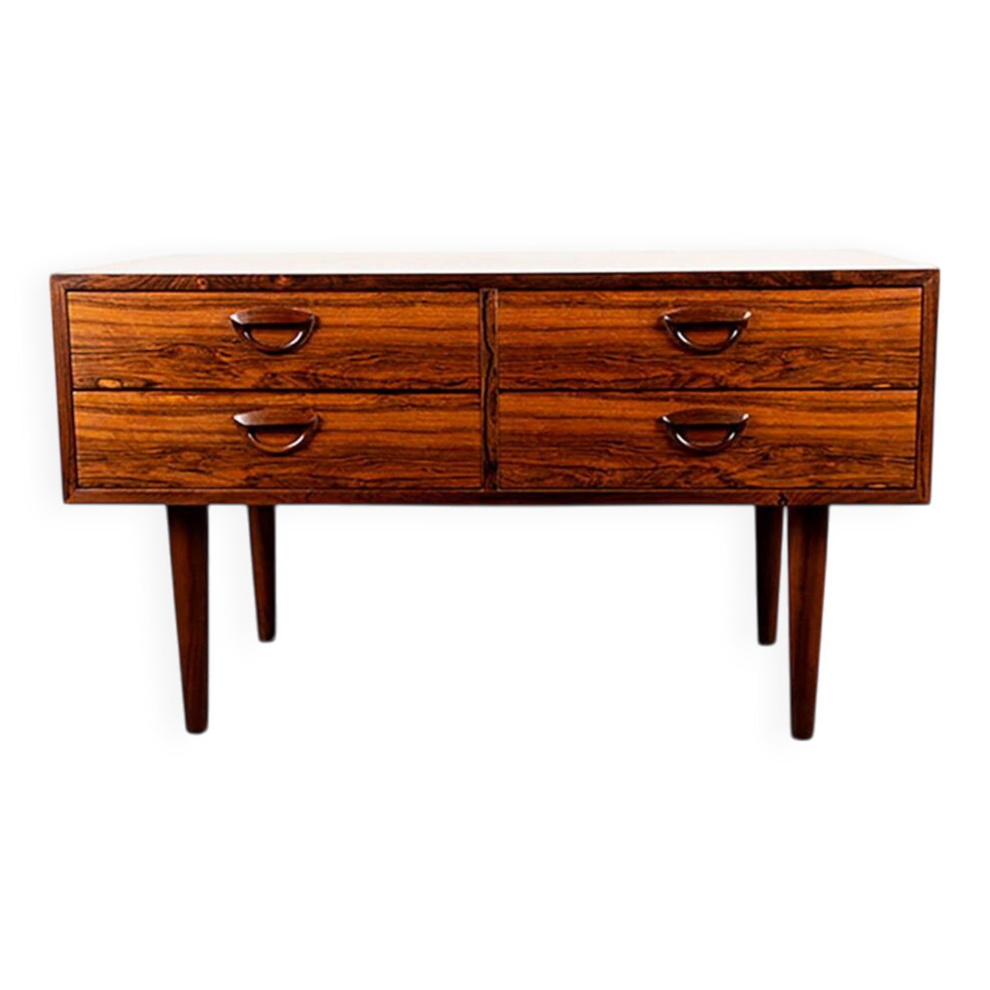 Danish Rosewood Chest of Drawers by Kai Kristiansen/Feldballe Møbelfabrik.