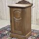 English bedside table in blonde mahogany from the early 20th century.