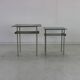 Dutch design set of two sidetables by Wim Rietveld for Auping Holland