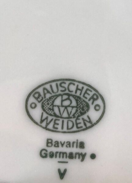 3 Flat beige plates Bauscher Weiden