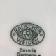 3 assiettes plates beiges Bauscher Weiden