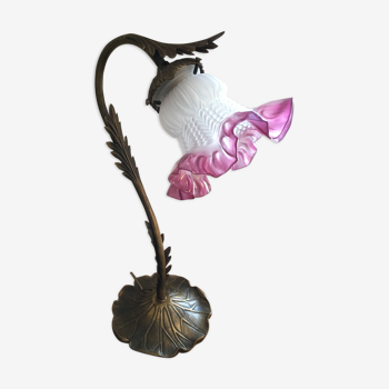 Ancient tulip swan collar lamp
