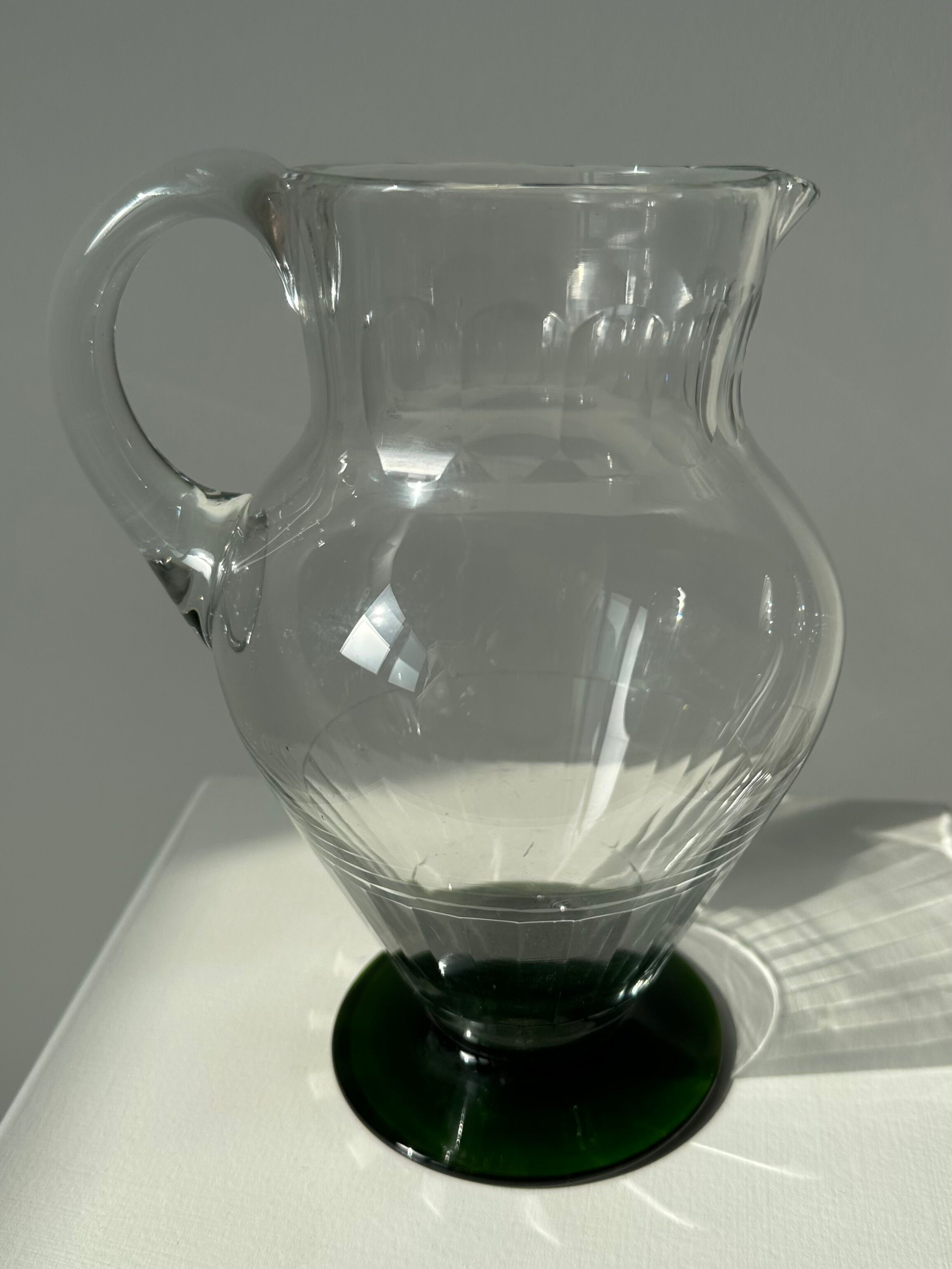 Vintage glass decanter