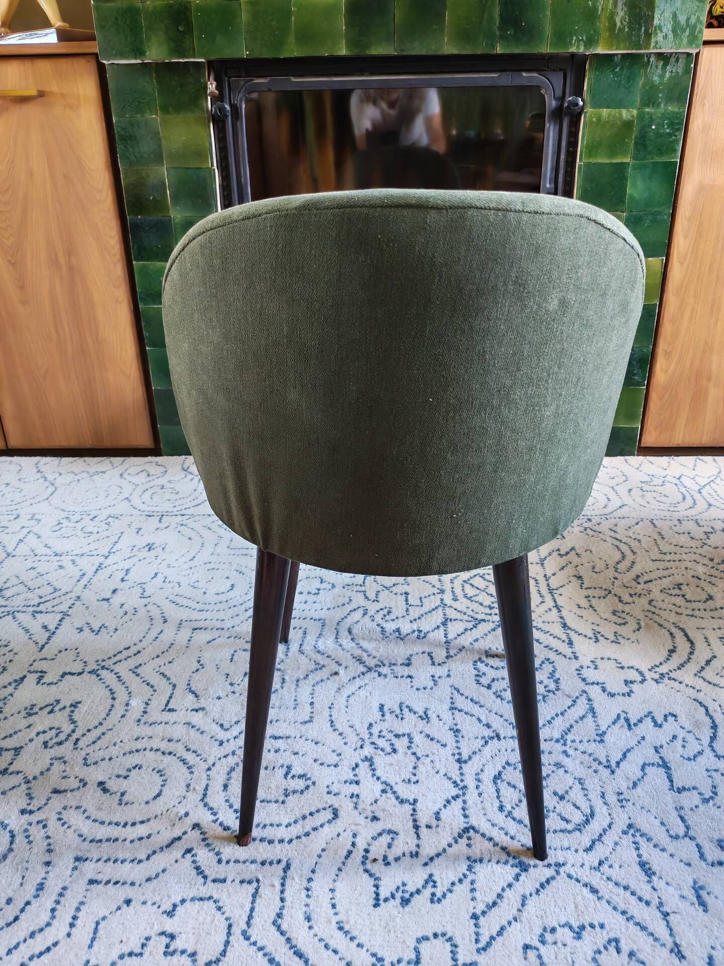 Pair of renovated vintage chairs from the 1950s.