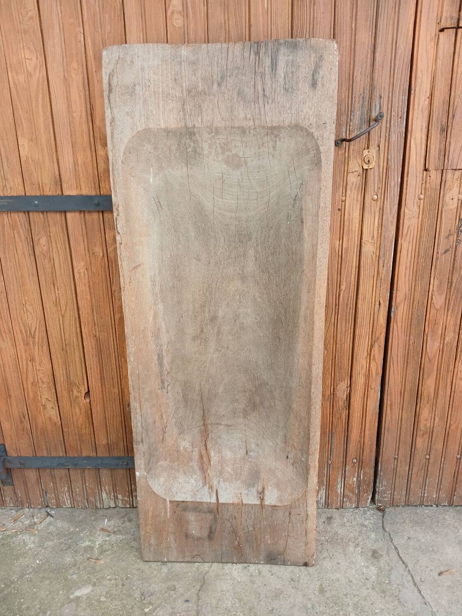 Bac / abreuvoir en bois ancien