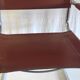 Cantilever armchair in imitation leather – 80s/90s