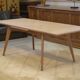 Table en chêne cérusé 1960’s