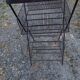 Porte vinyles meuble d'appoint en fer