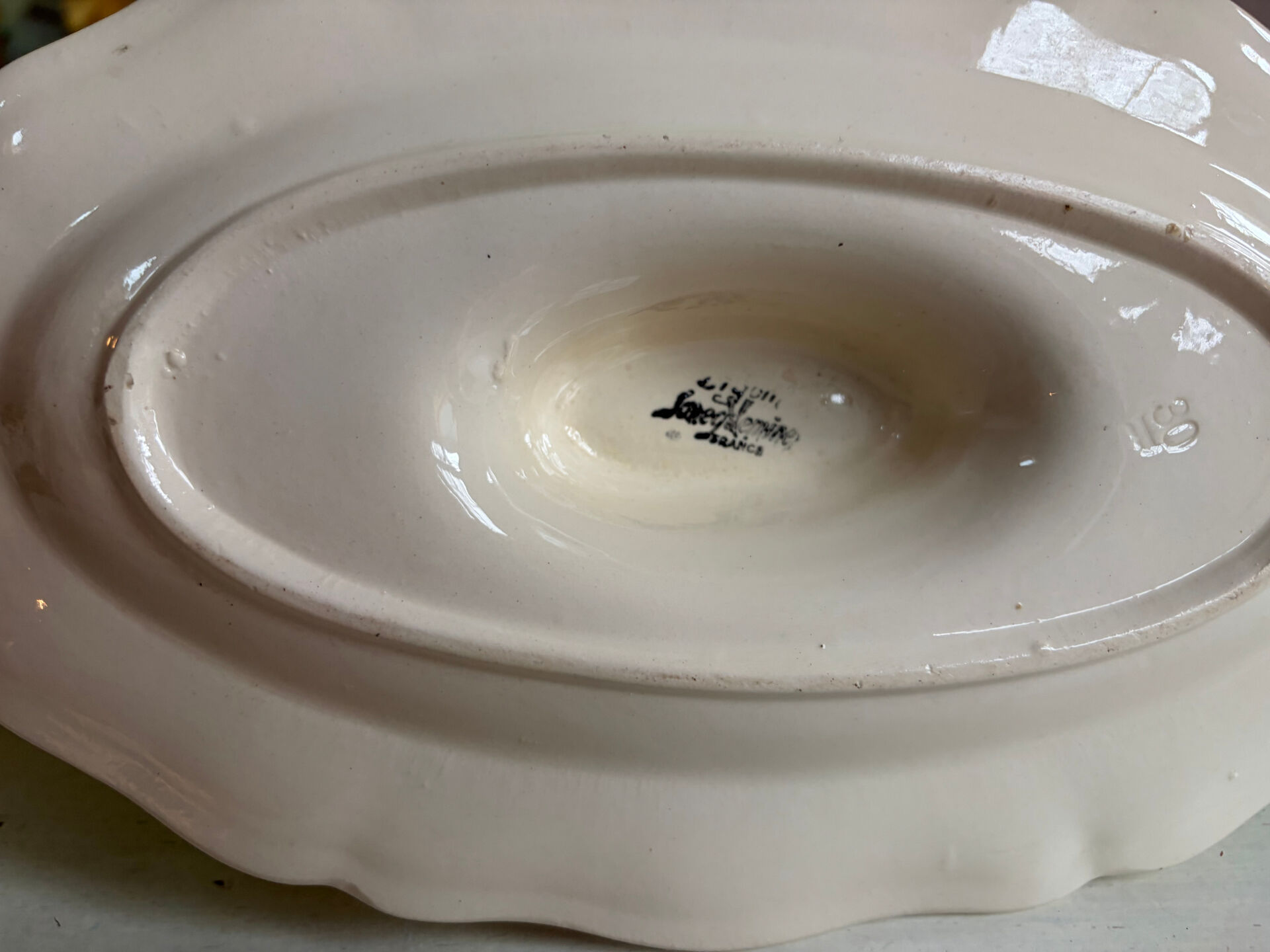 Saucière en faïence