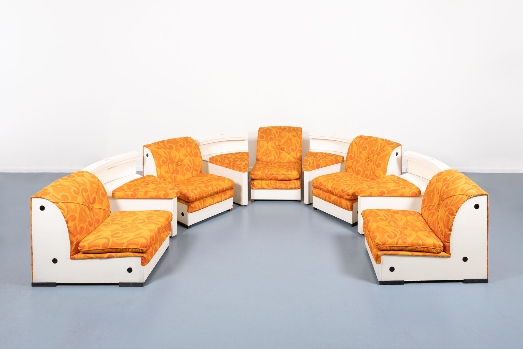 1960s Italian modular seating sofa set