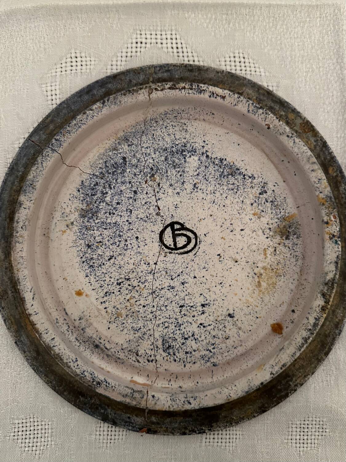 Ceramic plate by Bernard Buffat