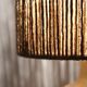 Rope and sandstone lamp