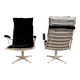 Duo de fauteuils métal et Bakélite design 1960.