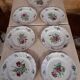7 Lunéville porcelain plates