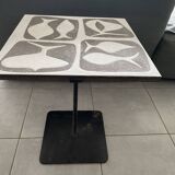 Small Sellette Vintage ceramic end table from the 50s and 60s