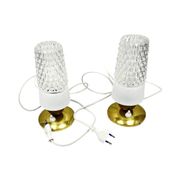 Pair of vintage Elektro-Rausendorf Bautzen bedside lamps, Germany, 1970s