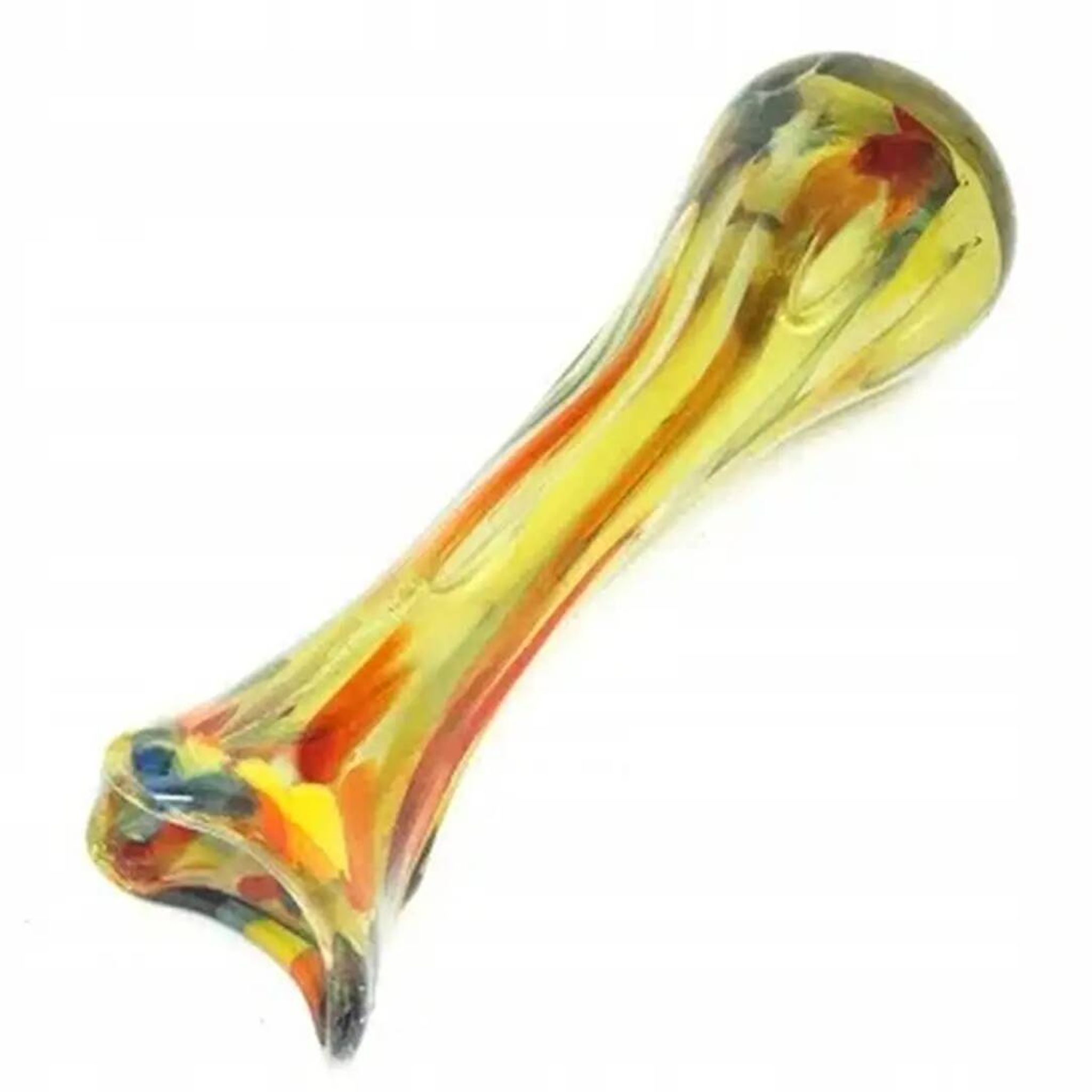 Sekacz vase, modernism, glass, Poland, 1970s