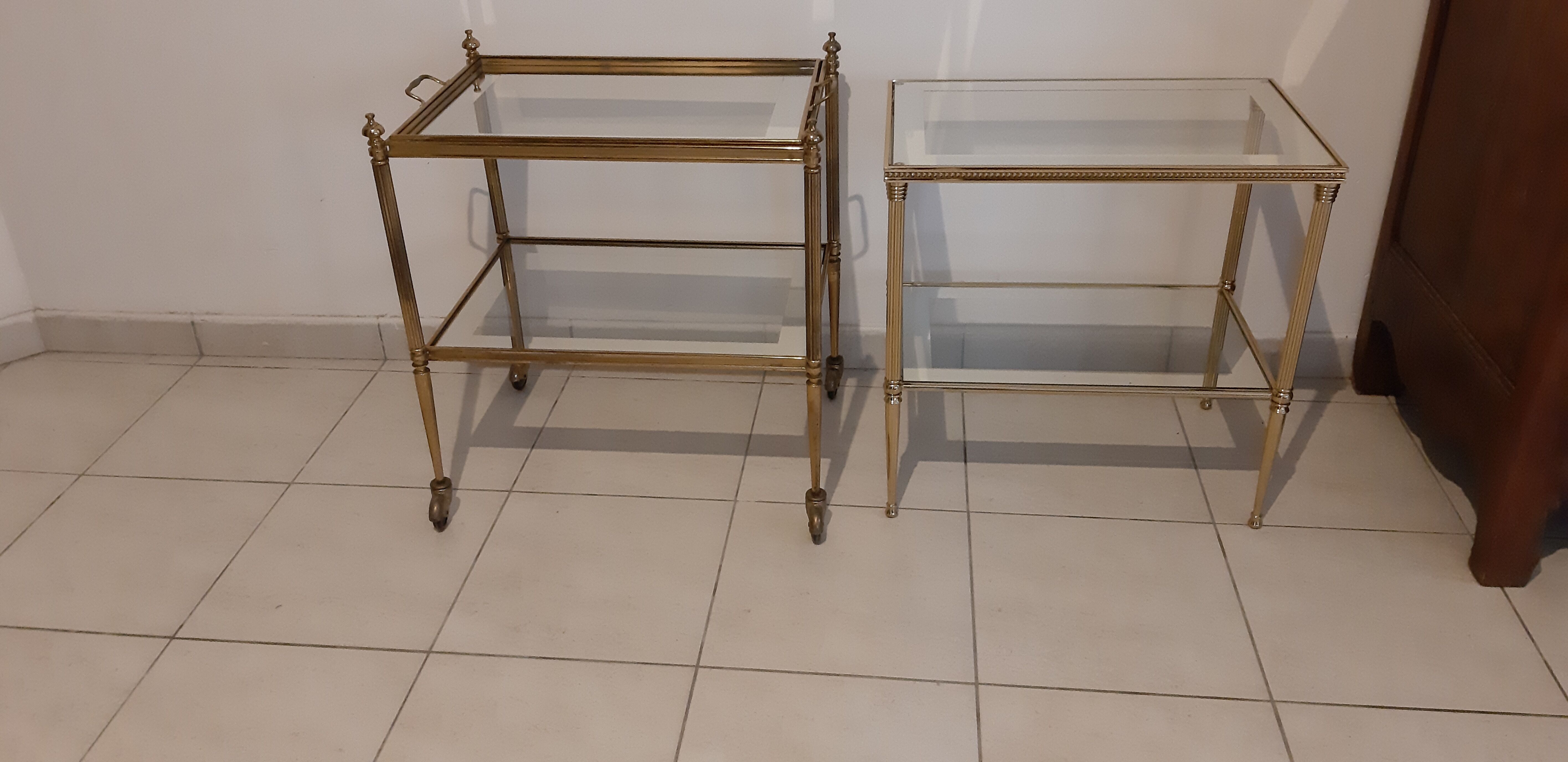2 dessertes Maison Lancel