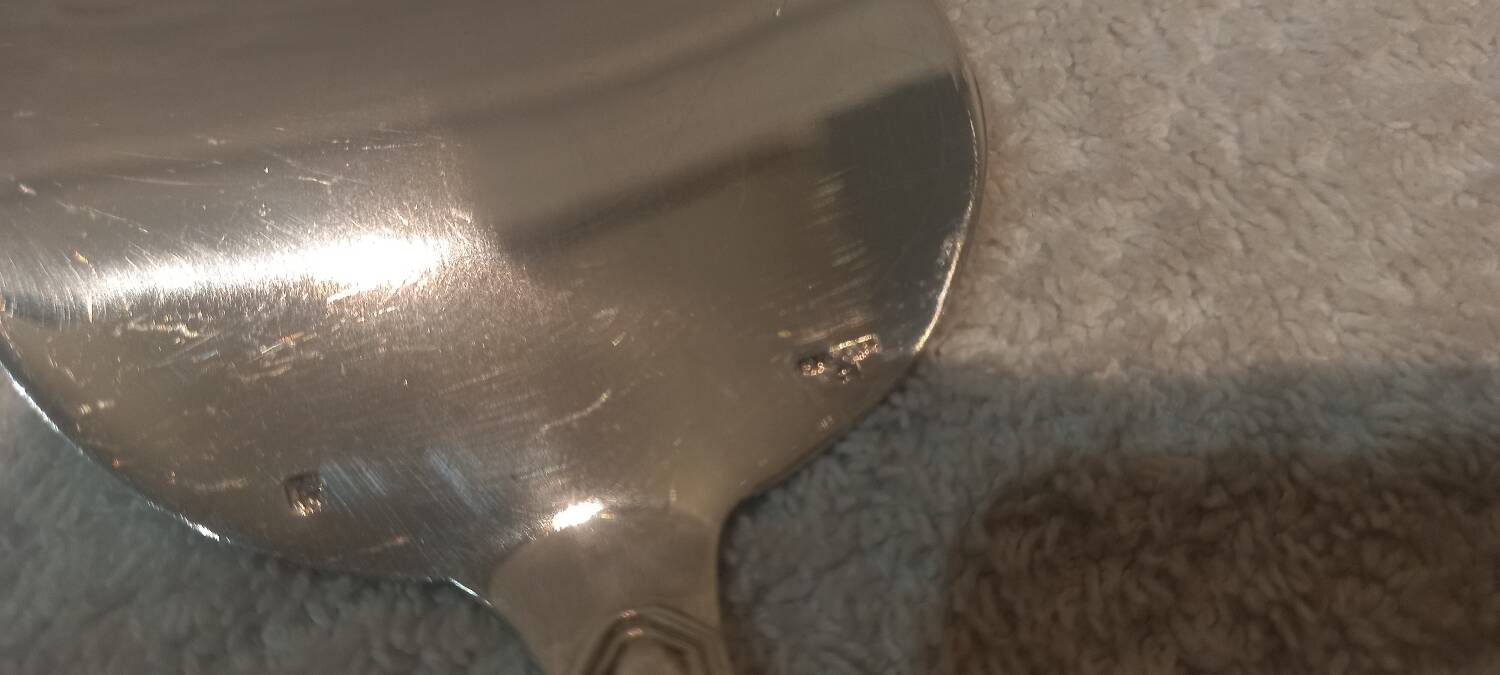 Ercuis silver-plated ice cream serving scoop, 24.6 cm