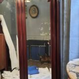 Antique mirror cabinet