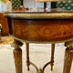 Napoleon III period dressing table (1855) fully inlaid.