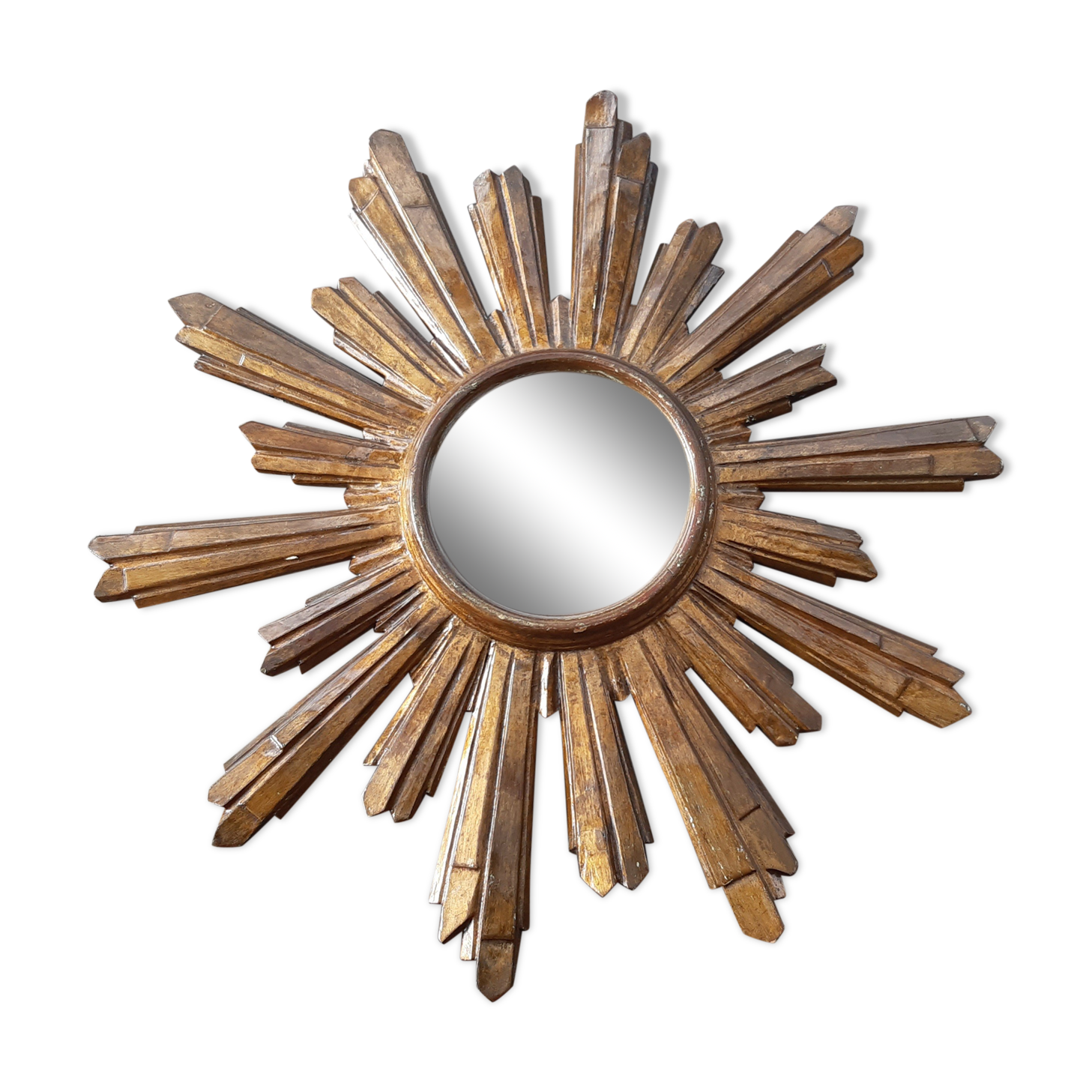 Wooden sun mirror 1950 - 60cm