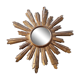 Wooden sun mirror 1950 - 60cm