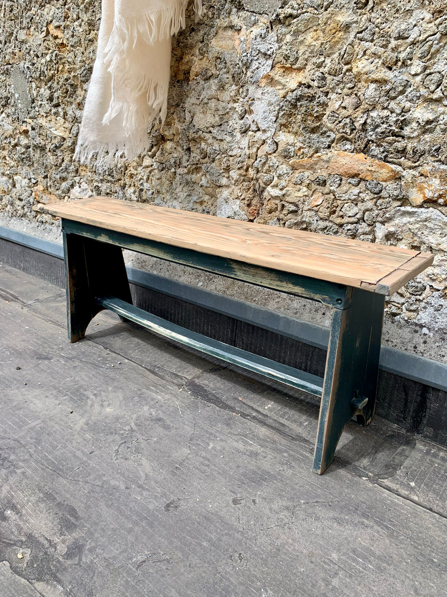 Wooden bench