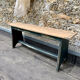 Wooden bench
