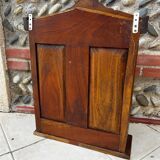 Solid wood wall display case