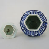 Boch Delfts blue and white sphinx vase, Holland, 50s