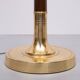 Metalarte Stunning Floor lamp Brass and Mahogany 1960s Spain