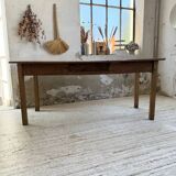 Table de ferme en cerisier