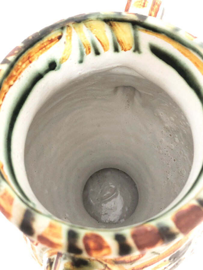 Chevrette faience Kéraluc Quimper par Yvain 1960