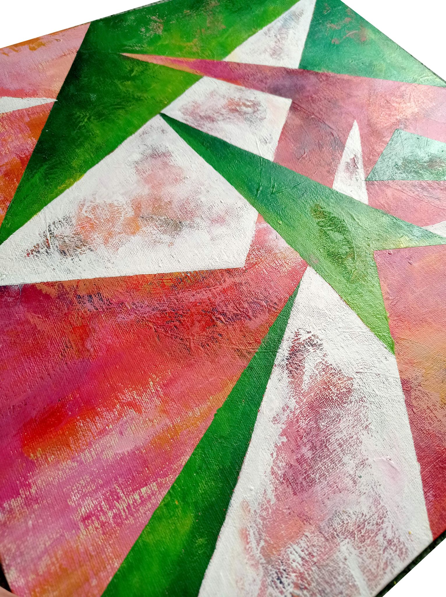 Abstraction picturale 40 x 40 cm