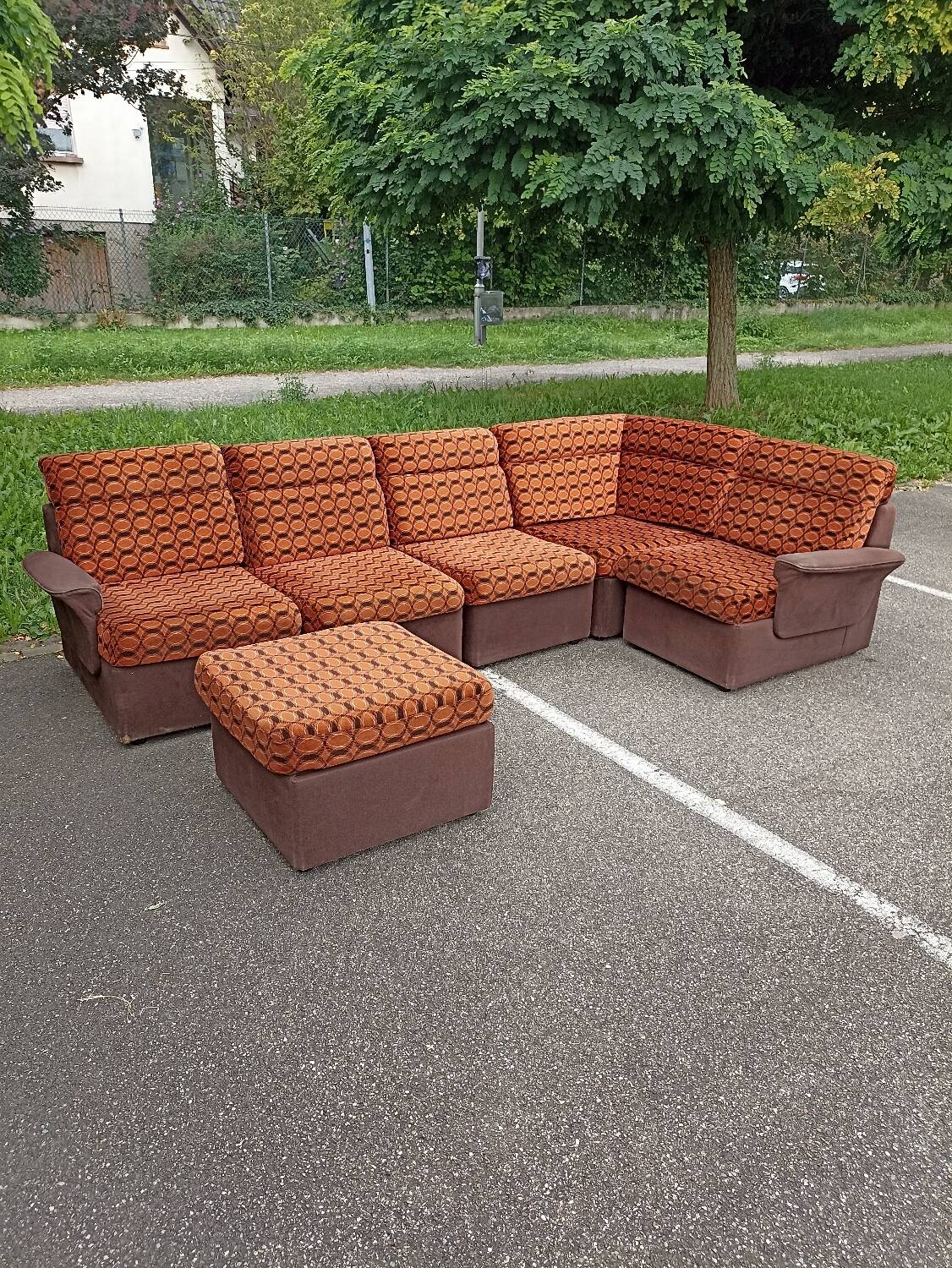 Vintage modular sofa