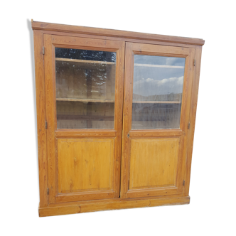 Vintage school library showcase