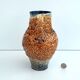 Ceramic vase enamels of the cyclops glaciers Annecy fat lava 1960