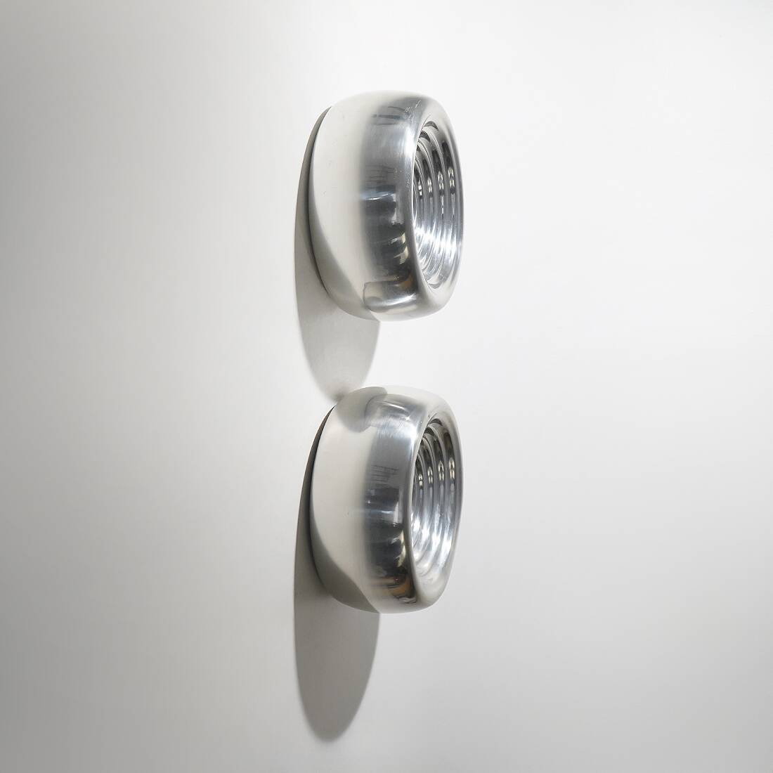 Pair of “Padina” ceiling lights by Achille Castiglioni for Flos, 1960s